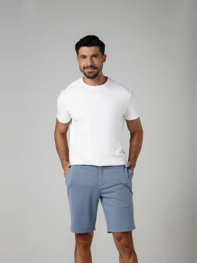 Bermuda casual comfort, referência 72130, DENIM, vista 1