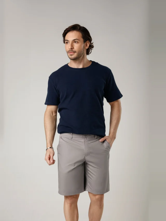 Bermuda casual regular, referência 72135, CINZA, vista 1
