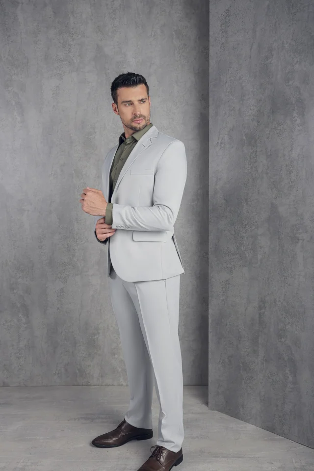 Costume slim, referência 60000, GELO, vista 1
