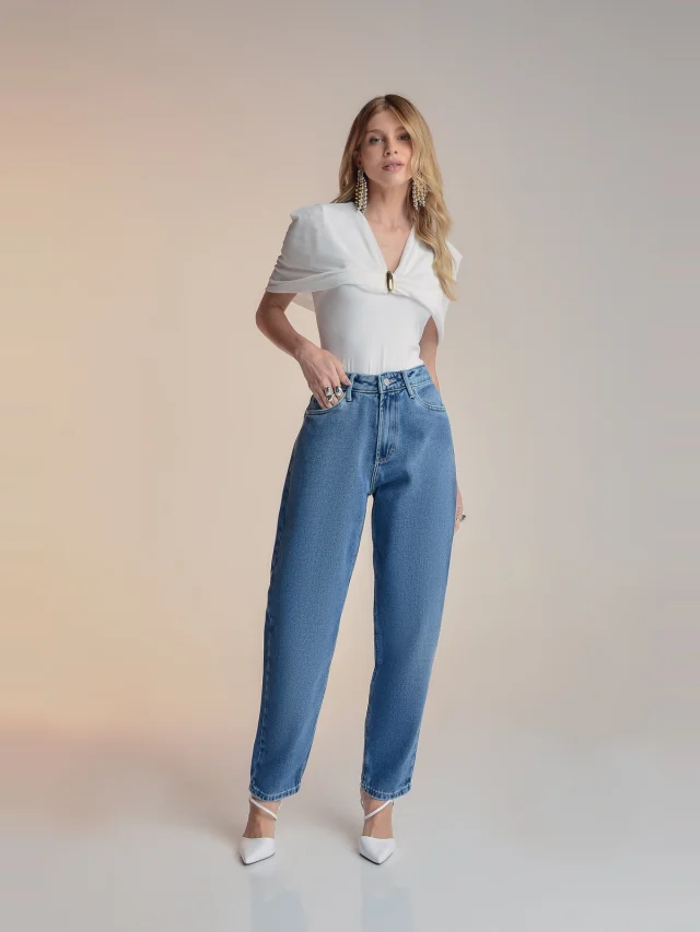 Calça jeans balloon, referência 16203, AZUL JEANS, vista 1