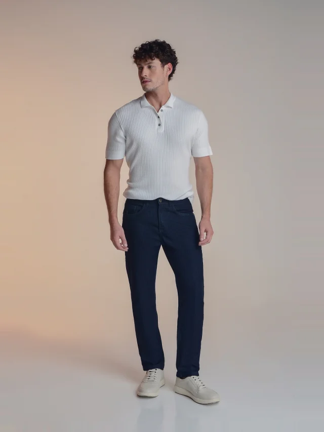Calça jeans slim, referência 39034, AZUL JEANS, vista 1