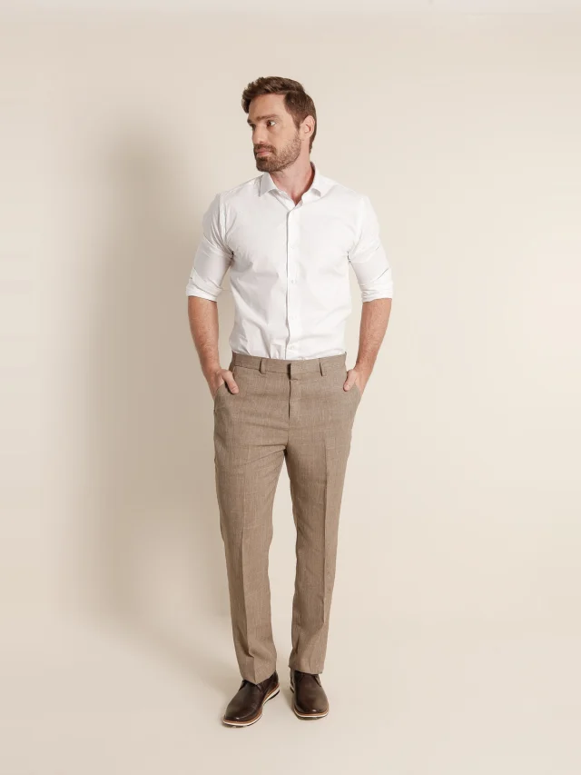 Calça social tradicional, referência 503, SAVANA, vista 1